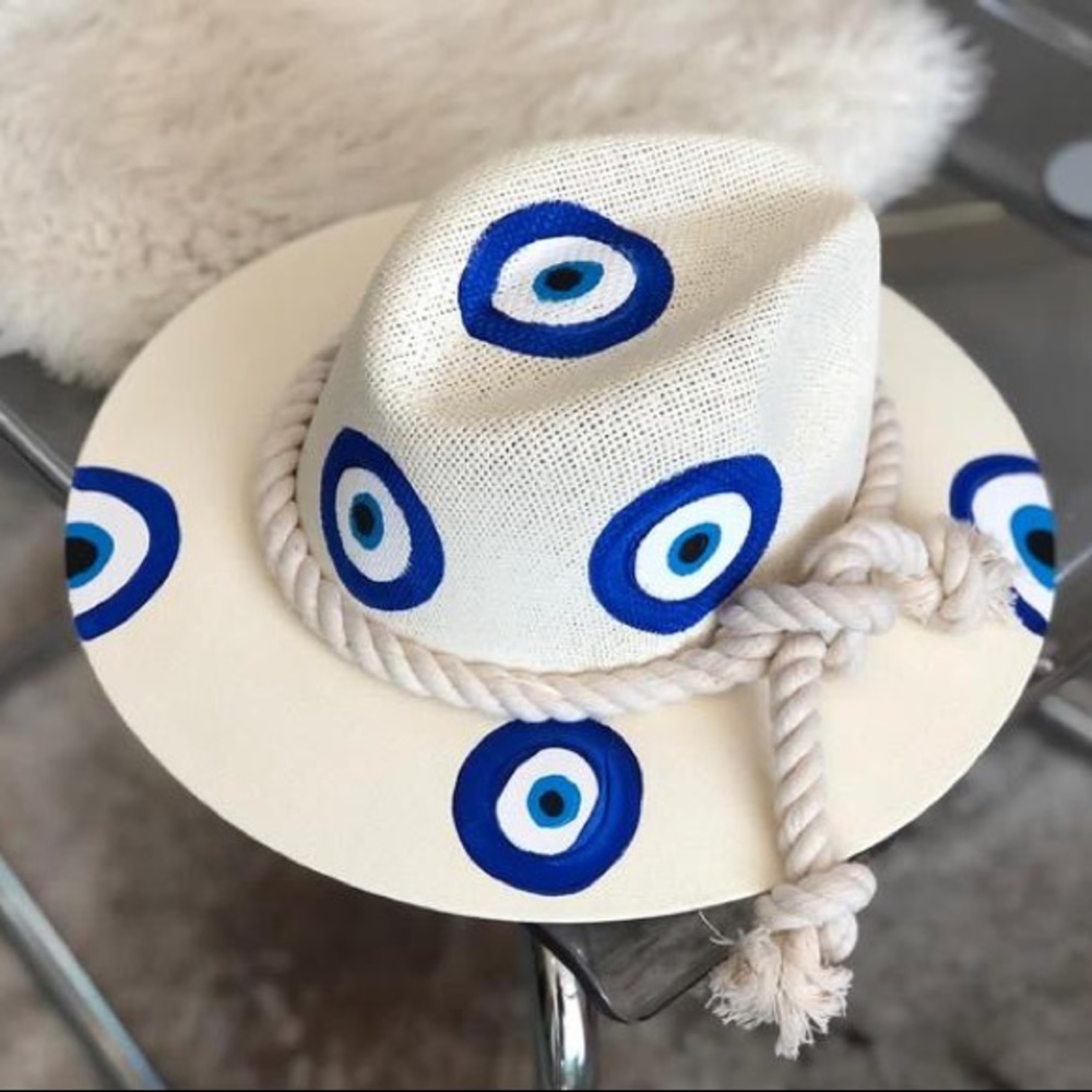 Boho 🧿 hat - Picture 3 of 4